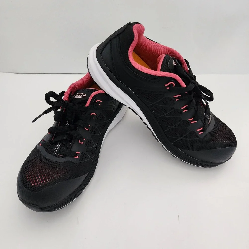 Keen Utility Steel Toe black pink sneaker shoes Konnect‎ Fit womens size 9.5